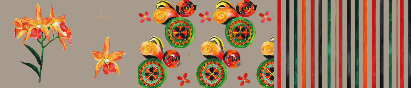 Telas Decorativas - Orange