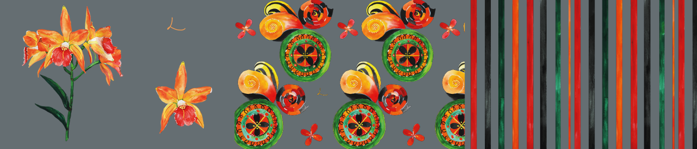 Telas Decorativas - Orange