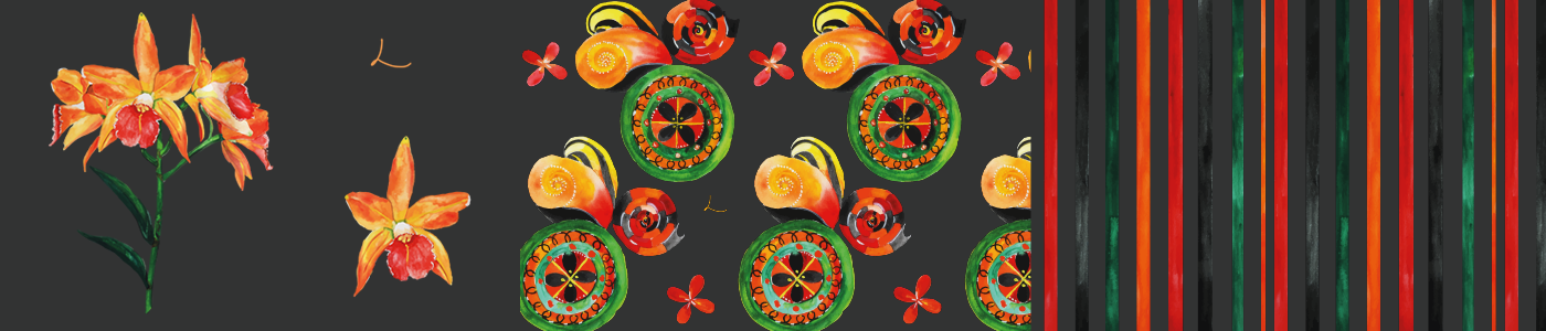 Telas Decorativas - Orange