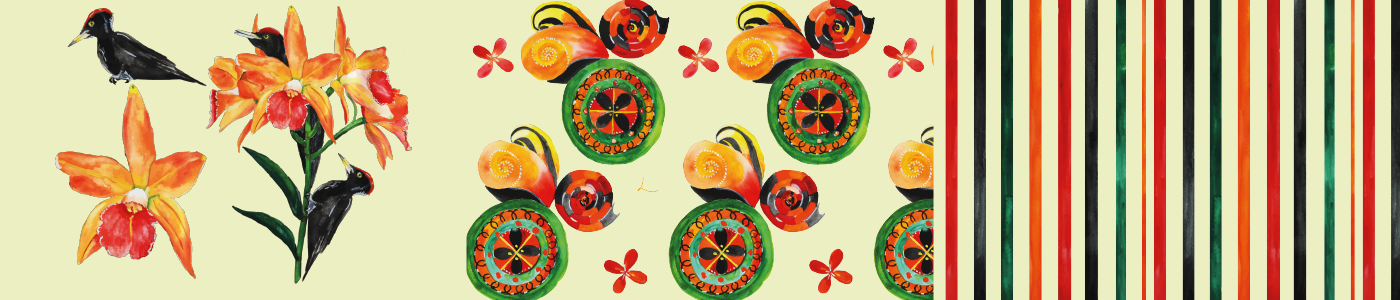 Telas Decorativas - Orange
