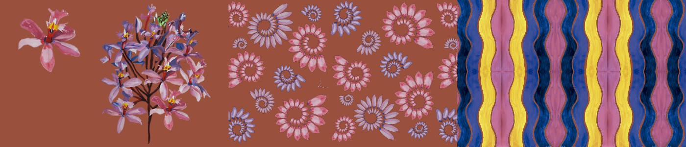 Telas Decorativas - Rosa